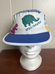 Vintage 80s 90s Kids Dinosaur Hat Made In USA - Picture 1 of 7