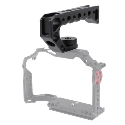 Universal Hot Cold Shoe Mount Cheese Top Handle Grip for DSLR Camera Cage Frame - Image 1 of 4