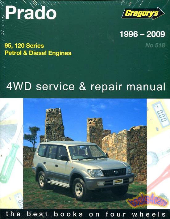 PRADO SHOP MANUAL LAND CRUISER SERVICE REPAIR TOYOTA BOOK LEXUS GX GREGORY 96-09 - Image 1 of 1