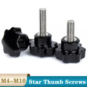 Sternschraube M4 M6 M8 M10 Sterngriffschraube Griff Schraube Rändelschrauben - Bild 1 von 5