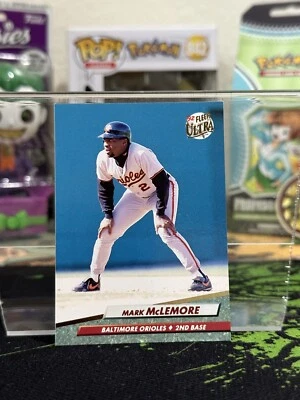 Mark McLemore - 1992 Fleer Ultra #304 - Baltimore Orioles Baseball Card - Image 1 of 4