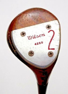 2-Wood 14° Wilson 4250 Sam Snead Championship Laminate TT Step Down Senior - Image 1 of 4