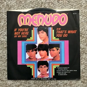 Menudo - If You're Not Here (By My Side) RCA JK-13771 7" Promo US 1983 - Picture 1 of 4