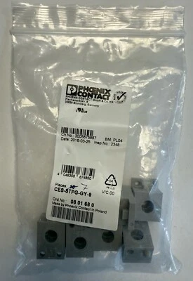 Boquilla de cable Phoenix Contact 7 unidades / CES-STPG-GY-9 / 0801680 / nueva en embalaje original Foto 1 de 2