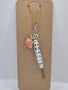 Personalised Capybara Mobile Phone Strap, Bag Charm, Capybara, Exotic Animal - Zdjęcie 1 z 4