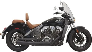 Bassani Xhaust Exh System Road Rage 2-In-1 w/Short Change Megaphone Muffler Blk - Picture 1 of 1