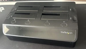 StarTech SDOCK4U33E 4-Bay USB 3.0 to SATA Hard Drive Docking Station Untested - Picture 1 of 4