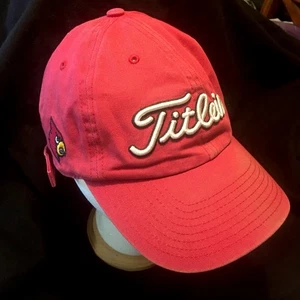 VTG Titleist Hat Louisville Cardinals Red Strap Back NCAA Golf '47 Brand - Picture 1 of 14