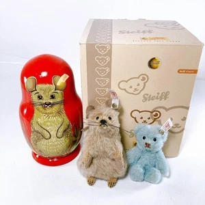 Steiff Matroschka Maus Teddy 1522 gebraucht Top Zustand US DDP aus Japan - Bild 1 von 17