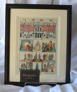 Madam Tussauds  , London " by Helen Carstairs 1938 Original  Framed - Picture 1 of 1