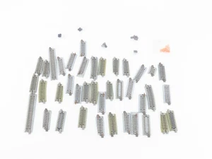 LOT of 35+ N Scale KATO Assorted Track Pieces and Track Clips - Picture 1 of 6