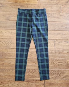 Loft Tartan Plaid Leggings Women's Size M NWT Career Party Holiday - Picture 1 of 5