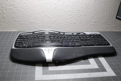 Microsoft Natural Wireless Ergonomic Keyboard 7000 WUG0619 Model 1118 NO DONGLE - Image 1 of 4