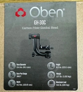 Promaster GH30C Professional Carbon Fiber Gimbal Head For Tripod One Owner - Picture 1 of 2