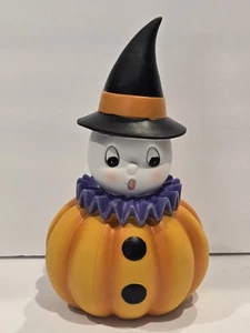 Halloween Ghost Pumpkin with Witch Hat Retro Look Joanna Parker Style - Bild 1 von 11