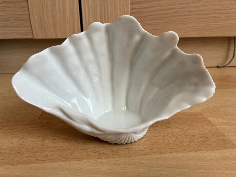 PartyLite P9609 Porte-bougie Coquillage en Porcelaine - Photo 1/4