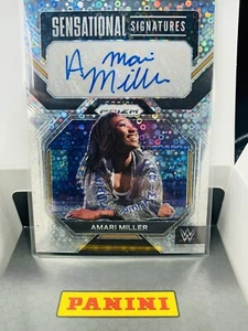 Amari Miller 2023 Panini Prizm WWE sensationelle Signaturen Autogrammkarte - Bild 1 von 2