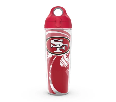 SAN FRANCISCO 49ers, 24oz DOUBLE WALL, WATER BOTTLE FROM TERVIS Cover