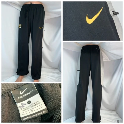 Mizzou Tigers Nike Therma Fit Jogger Pants M Men Black Poly 30” YGI K1-541 Cover