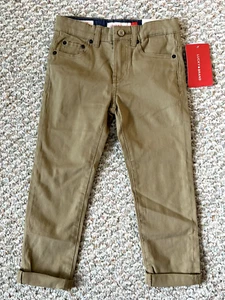 Lucky Brand Khaki Authentic NEW Skinny School Uniform Kids Stretch Twill Size 5 - Picture 1 of 11