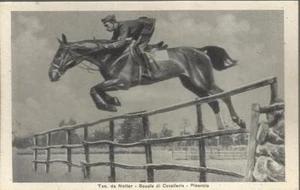 CARTOLINA NON VIAGGIATA_TEN. DE NOTTER - SCUOLA DI CAVALLERIA - PINEROLO _ 1939 - Imagen 1 de 1
