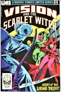  VISION & SCARLET WITCH LMTD SERIES #1-4 MANTELO-words/SHOOTER-ed MID-HI/GRDS  - Picture 1 of 8