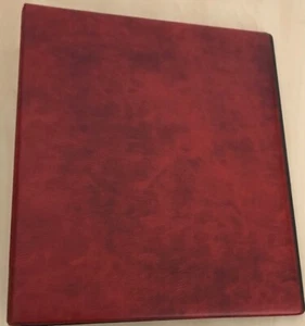 Red Guardian Postcard album with 10 pages - Picture 1 of 4