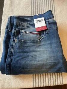 Tommy Jeans Mens  Denim Striaght Leg “Ryan”W/36 L/34 Penrose Blue Cotton Pants - Picture 1 of 5