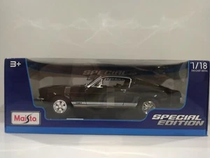 Maisto 1/18 Special Edition 1967 Ford Mustang GTA Fastback (Black) - Picture 1 of 1
