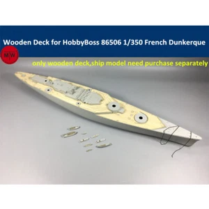 1/350 Wooden Deck for HobbyBoss 86506 Dunkerque Battleship Model CY350018 - Picture 1 of 11
