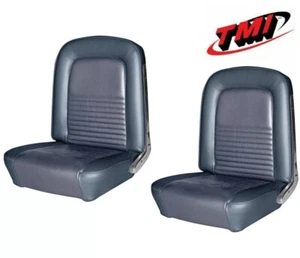 1967 Mustang Front & Rear Seat Upholstery- Blue by TMI - Picture 1 of 2