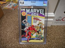 Marvel Age 5 cgc 9.8 Daredevil Elektra in WHITE 1983 Miller era MINT Hobgoblin