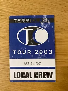 2003 Terri Clark concert tour Backstage Pass - Picture 1 of 2