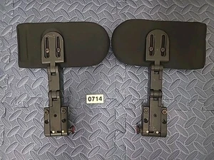 L & R Stealth Swing Away Push Button Lateral SUPPORTS THIGH QUANTUM WHEELCHAIR - Picture 1 of 5