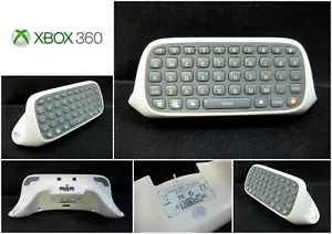 Microsoft Xbox 360 White Chatpad X814365-001 - Picture 1 of 6
