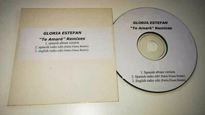 GLORIA ESTEFAN Te amare REMIXES ULTRA RARE SPANISH PROMO CD SINGLE ACETATE - Picture 1 of 4