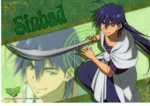 Tablero de lápices mediano Shitajiki Magi El Laberinto de la Magia anime Simbad - Imagen 1 de 1