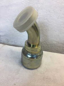 Eaton Flange Flanged Hydraulic Elbow Hose End Fitting 1B20FHA20 (1676) - Picture 1 of 4