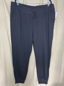 swp--Old Navy Womens Black Joggers,Pockets Elastic waist sweats XLTALL. NEW - Picture 1 of 4