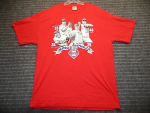 Philadelphia Phillies Shirt Mens Size XL Extra Large Kings Of Philly Red T Shirt - Picture 1 of 12