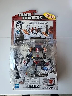 Transformers Generations 2013 Thrilling 30 Deluxe 5.5" Figure #016 CROSSCUT NIB - Image 1 of 4