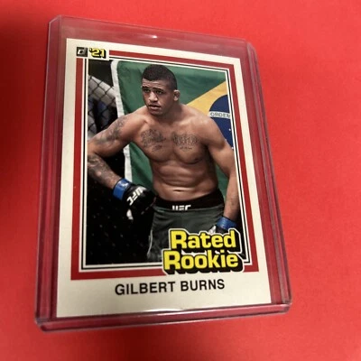 Gilbert Burns 2021 Panini Instant Donruss UFC Rated Rookie #ed Retro Card #RR12 - Image 1 of 2