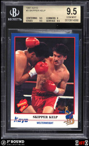 POP 1: Skipper Kelp RC BGS 9.5: 1991 Kayo Boxing Rookie Card Gisto