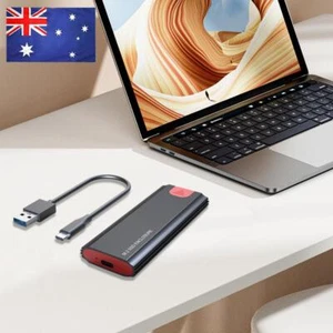 M.2 NVME NGFF SATA Solid State Drive External Enclosure Aluminum Alloy SSD Box - Afbeelding 1 van 19