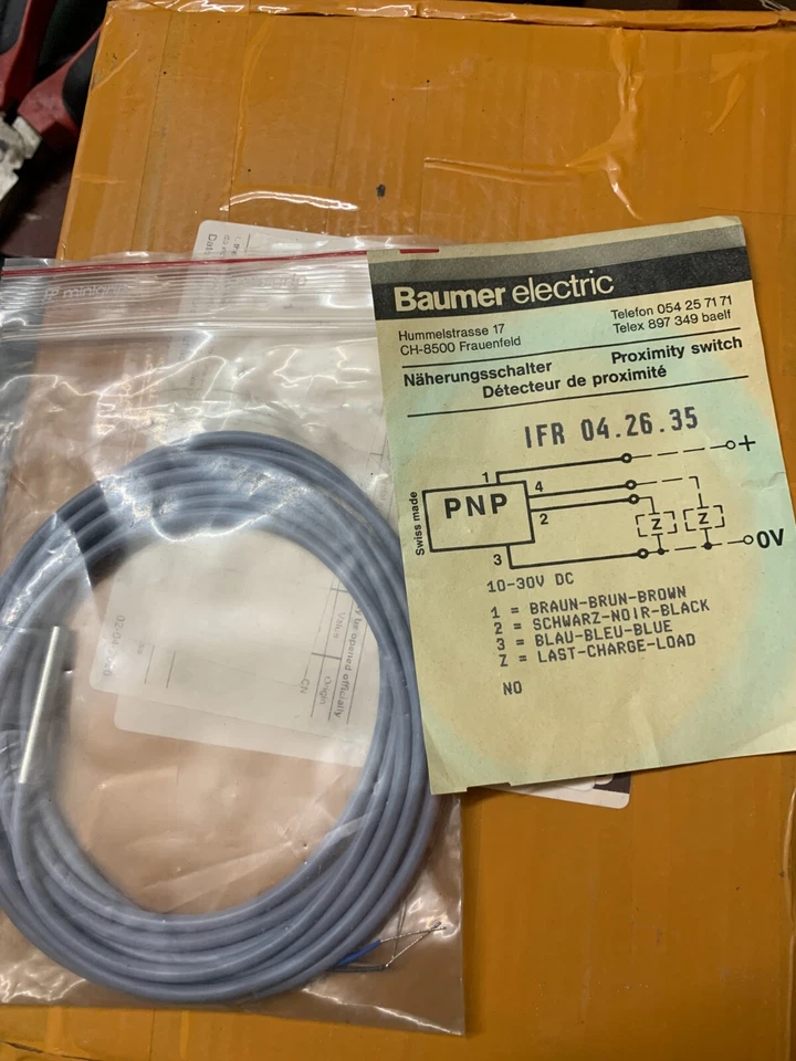 BAUMER IFR 04.26.35 INDUCTIVE PROXIMITY SWITCH - Image 1 of 1