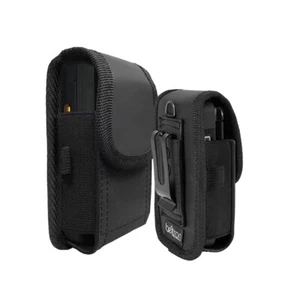 BELTRON Heavy Duty Vertical Leather Case for CAT S22 / Sonim XP3 Plus Flip Phone - Picture 1 of 3