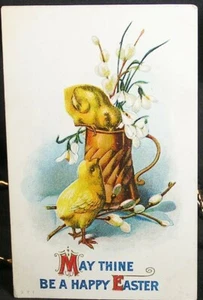 Vtg Easter Postcard  - posted 1913 - Picture 1 of 2