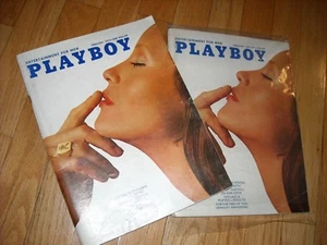 playboy magazine feb 1972 pages white mostly,minor wear,all intact, 2 available - Bild 1 von 2