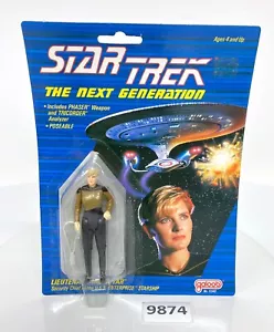Vintage Star Trek The Next Generation Tenente Tasha Yar Galoob 1988 - Foto 1 di 12