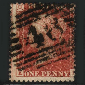Z17 GB QV 1855 1d RED BROWN SG29 FU BLAIRGOWRYE 46 SCOTLAND (C8) - Picture 1 of 2